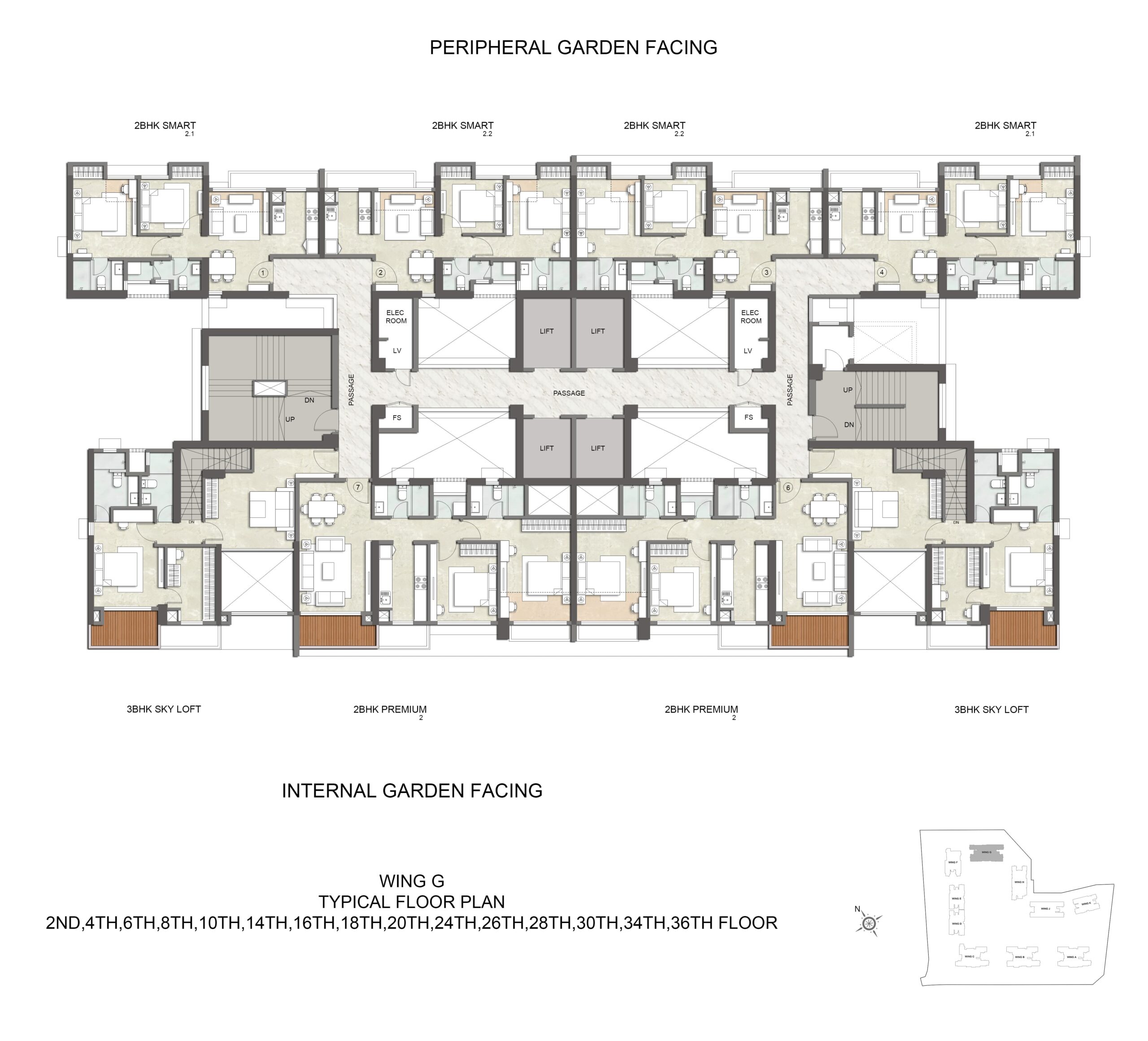 WING G_ TYPICAL FLOOR PLAN